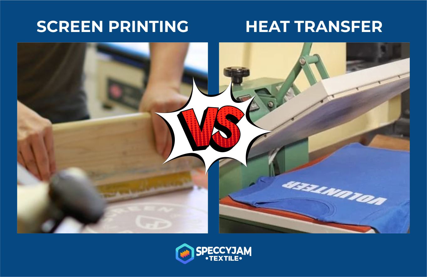 screen printing vs heat transfer